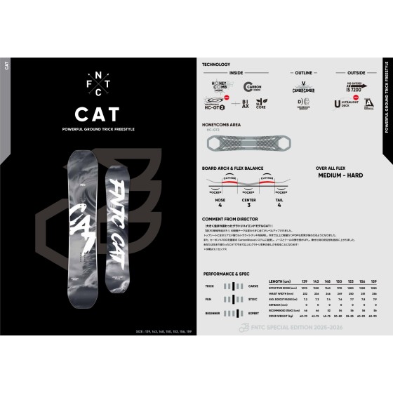 2025-2026 FNTC CAT Snowboards
